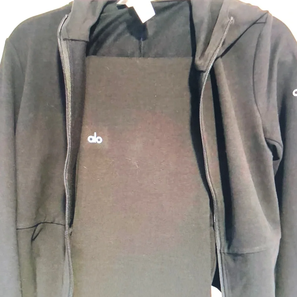 ALO Yoga Set Sway Full Zip Hoodie With Sweatpant